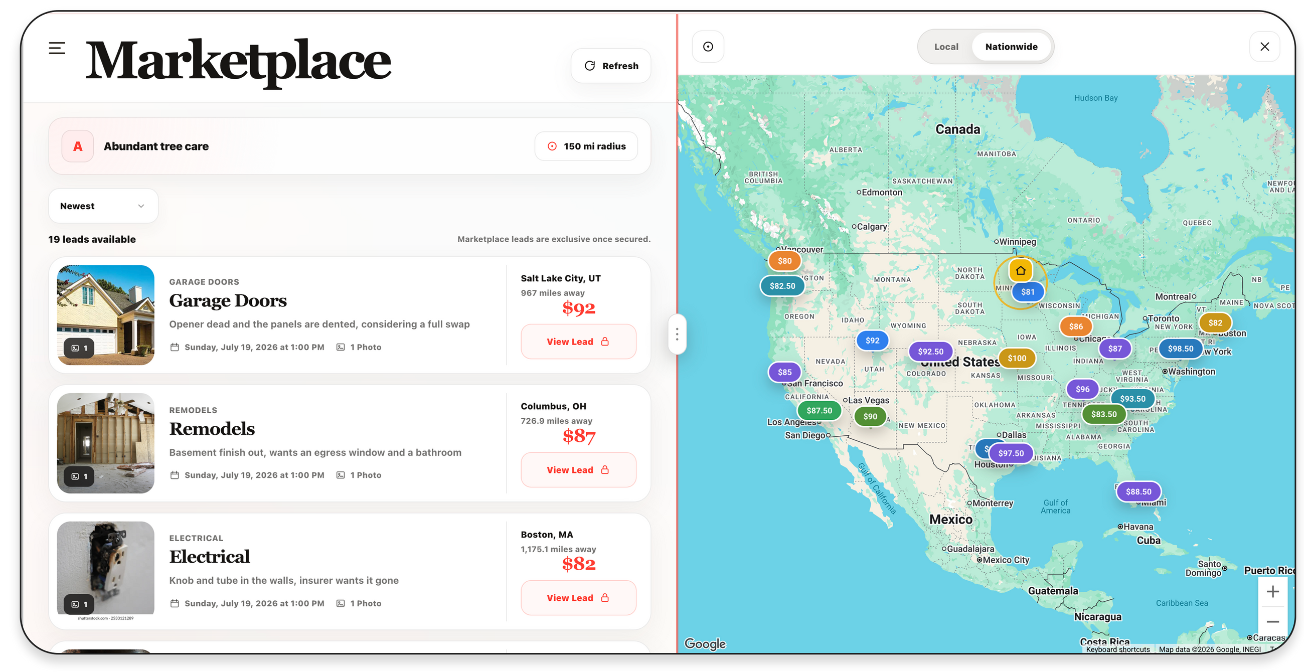 Skeduled marketplace